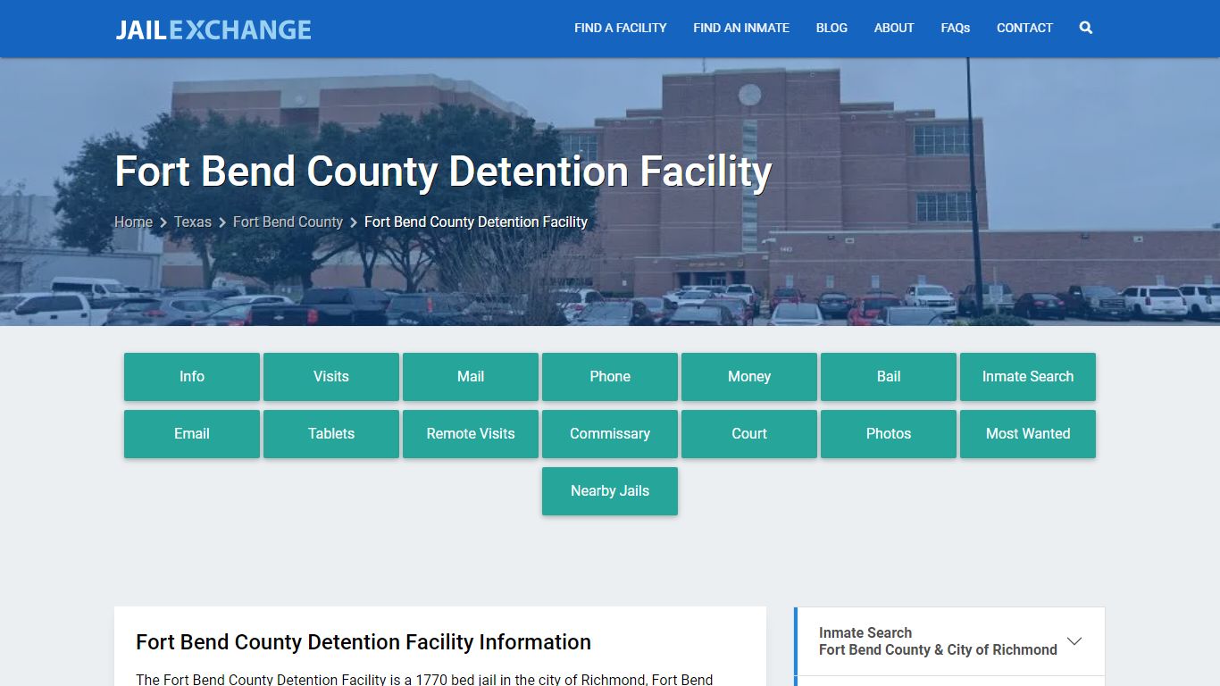 Fort Bend County Detention Facility - Jail Exchange