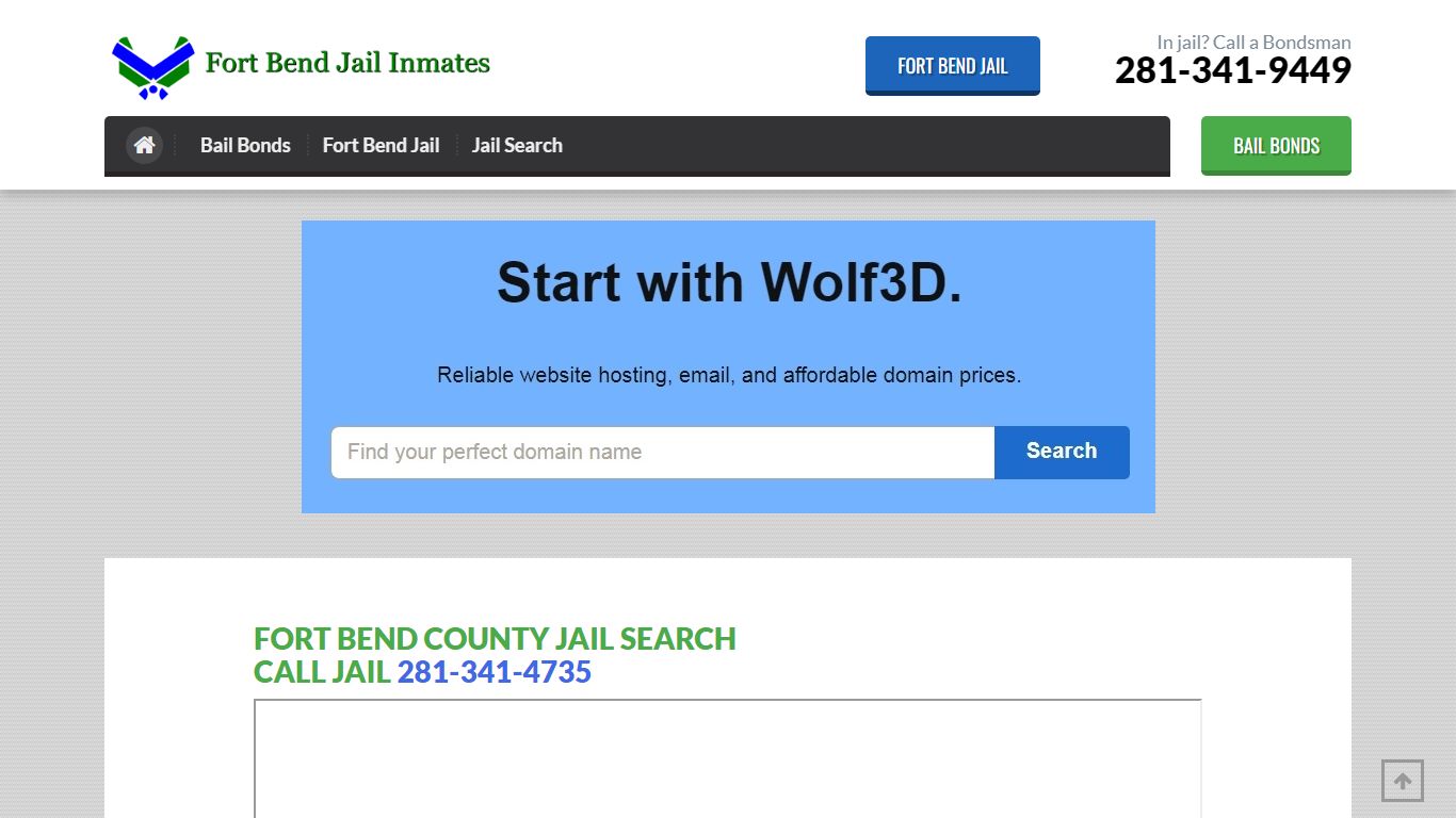 Fort Bend Jail Inmate Search - Richmond Texas